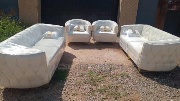 High Standard Luxury Brand New Cream Colour Stylish Set Of Sofas · Photo 1