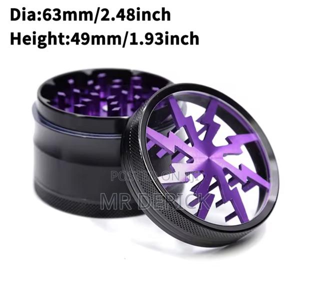 63mm 4 Layers Premium Zinc, Multifunctional Crusher, · Photo 1