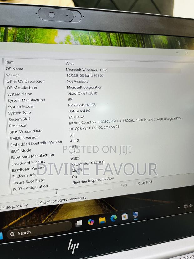 Laptop HP ZBook 14u G5 16GB Intel Core I5 SSD 512GB · Photo 7