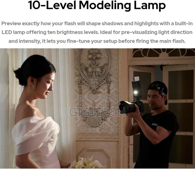 Canon V480c Ttl Lithium-ion Camera Hot Shoe Flash With Screen · Photo 2