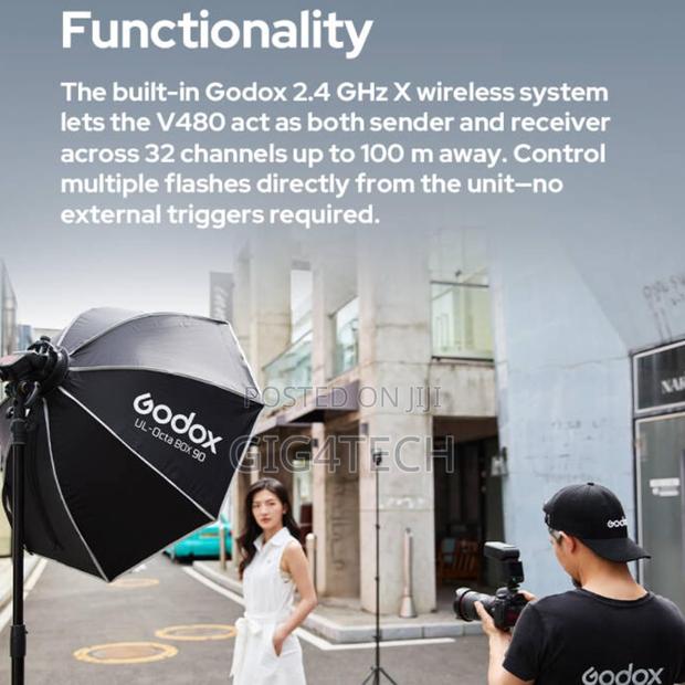 Canon V480c Ttl Lithium-ion Camera Hot Shoe Flash With Screen · Photo 3