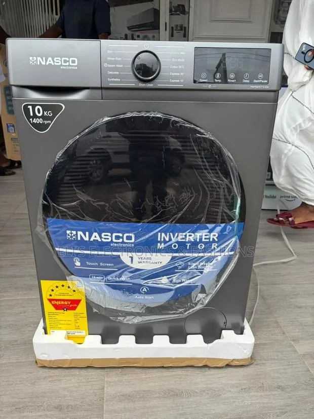 Nasco 10kg Full Automatic Front Load Washing Machine · Photo 1