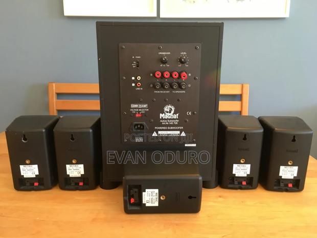 Powerful German Made Magnet 5.1 Full Set Bass and Surround Speakers · Photo 2