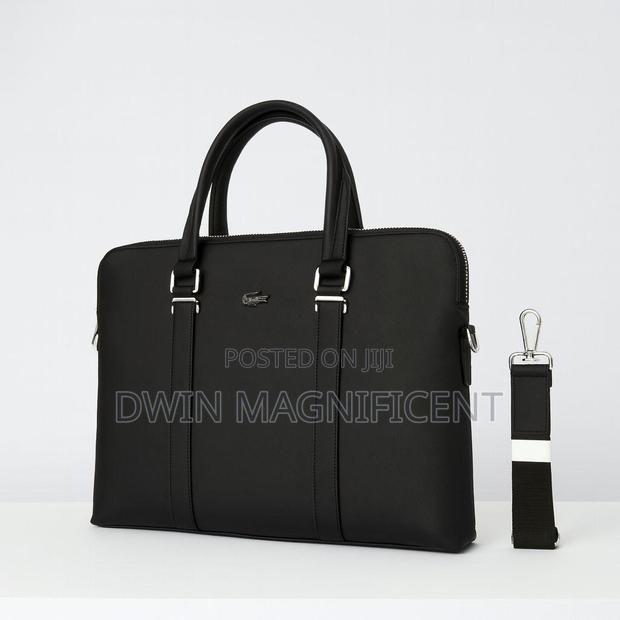 Unisex Waterproof Leather Briefcase Shoulder Laptop Business Bag. · Photo 3
