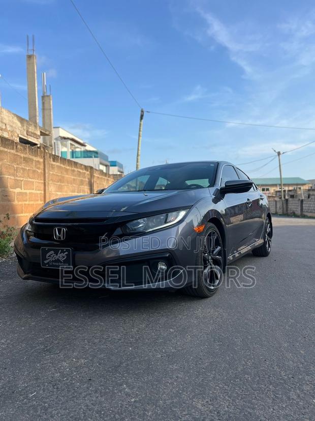 Honda Civic Sport Sedan 2020 Gray · Photo 4