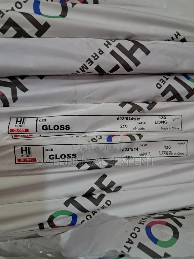 Hi-kote Glossy Art Paper 130gsm Niegrian Size 622*914mm · Photo 2