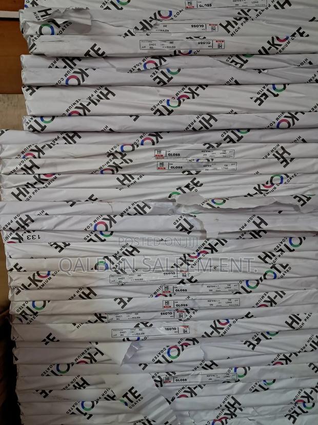 Hi-kote Glossy Art Paper 130gsm Niegrian Size 622*914mm · Photo 1