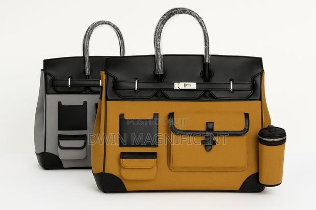 Hermès Cargo Hac Birkin Bag, Style Crafted From Canvas and Leather · Photo 1