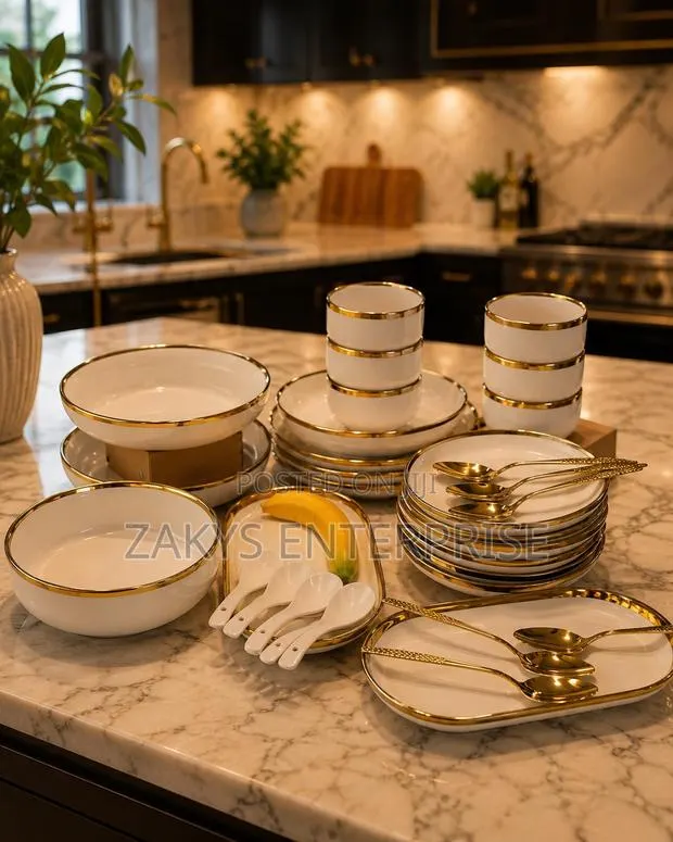 Luxury Ceramic Dinner Set 27pcs · Photo 1