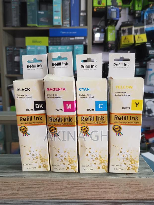 Premium Universal Dye Ink for Hp Canon and Epson Printers 100ml · Photo 1