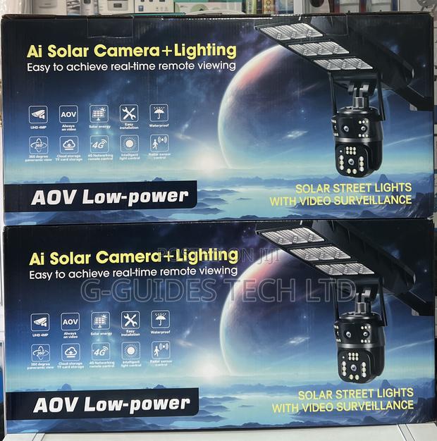Ultra 4g Ai Aov Solar Street Light Camera 4mp · Photo 3