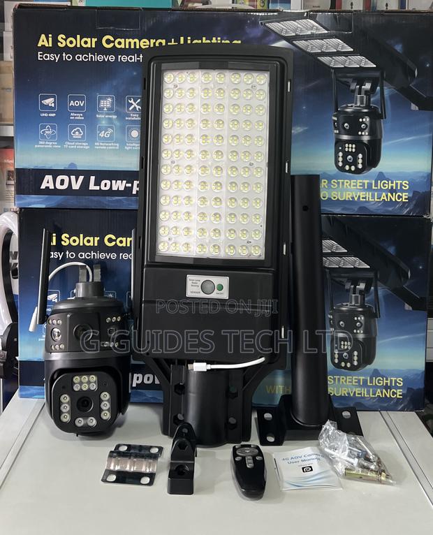 Ultra 4g Ai Aov Solar Street Light Camera 4mp · Photo 2
