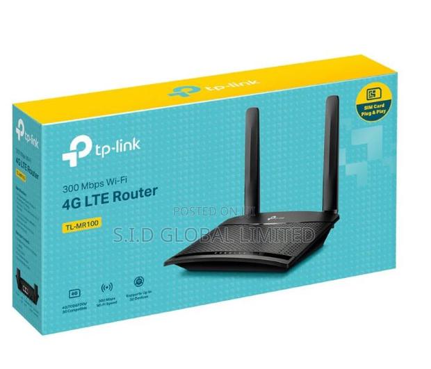 Tp-link Mr100 4g Router With Sim - 300 Mbps Wireless N 4g Lte Router · Photo 1