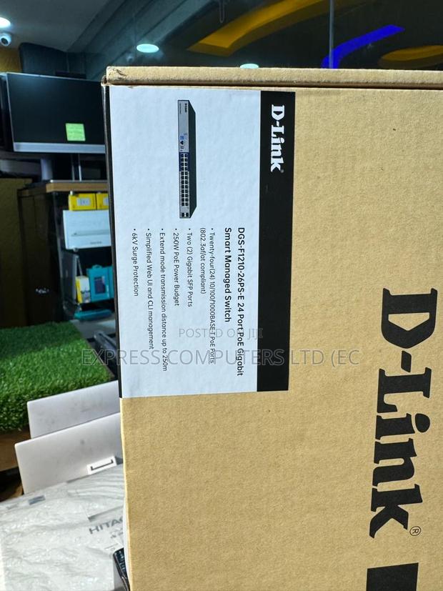 D-Link DGS-F1210-26ps-E,24 Port Poe Gigabit Smart Managed Switch · Photo 1
