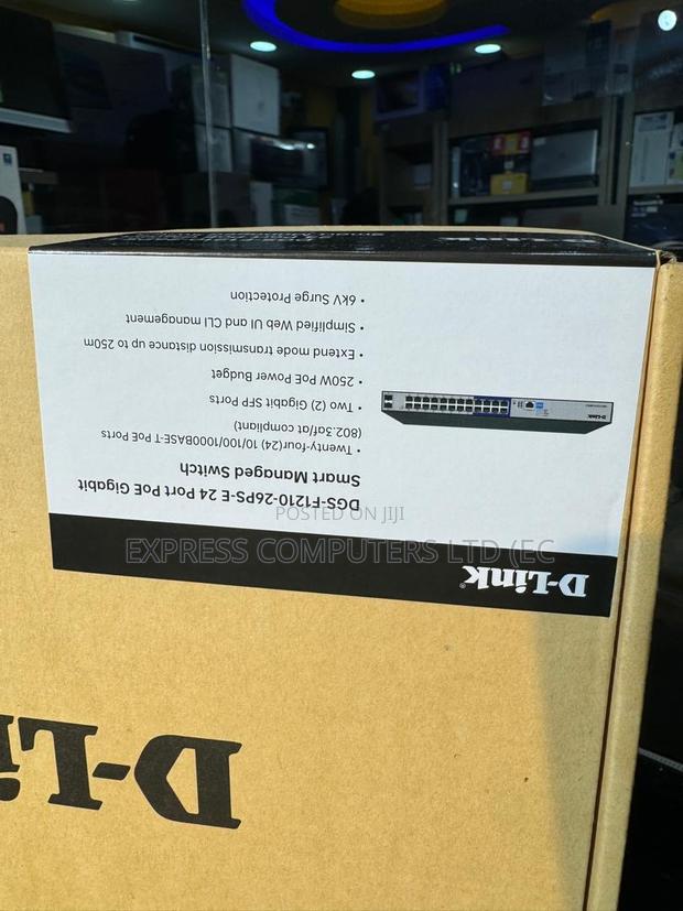 D-Link DGS-F1210-26ps-E,24 Port Poe Gigabit Smart Managed Switch · Photo 4