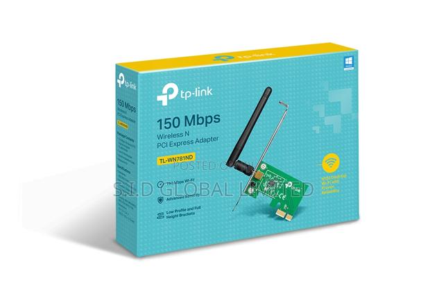 Tp-link 150mbps Wireless N Pci Express Adapter (Tl-wn781nd) · Photo 1