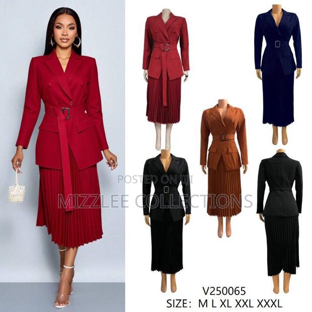 Ladies Formal Black Skirt Suit Available in M-3xl · Photo 1