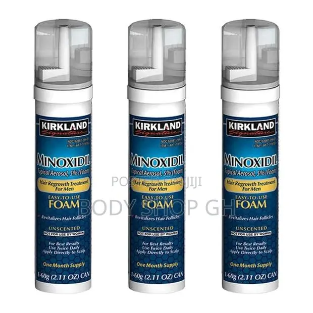 Kirkland Minoxidil Foam - [ Beard, Baldness, Hairline ] · Photo 1