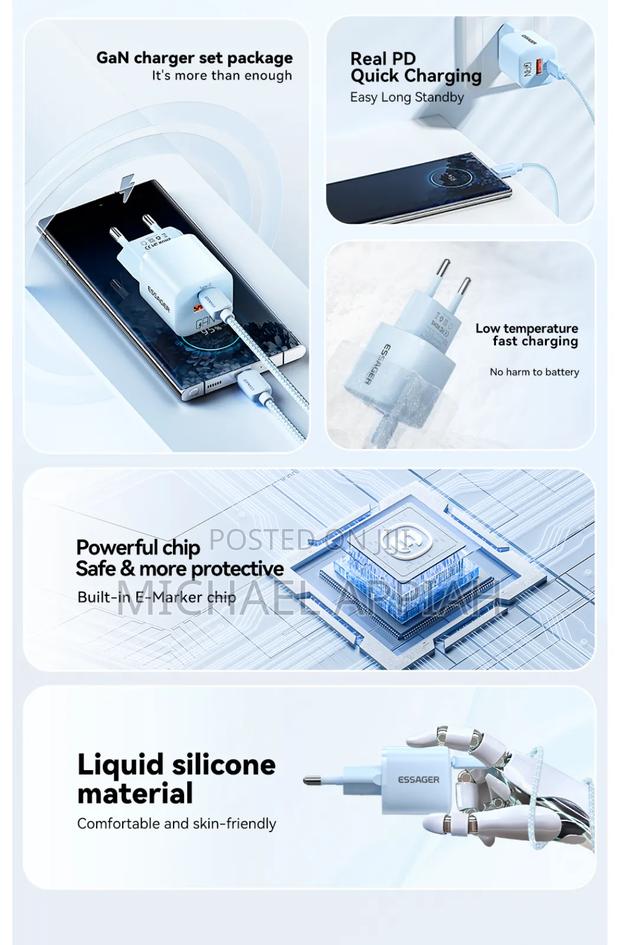 Essager 20w Gan Charger And Cable · Photo 3