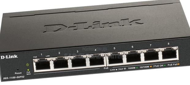 8-port Gigabit Poe Smart Managed Switch
Dgs-1100-08pv2 · Photo 1