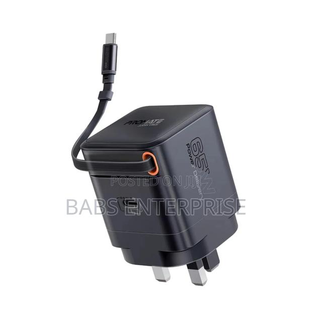 Promate Cubix-r65.Uk 65w Pd Ganfast Charging Adapter Usb-c Cable · Photo 1