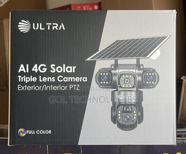 Ultra Ai 4g Solar Triple Lens Camera 6mp Ultra 4g Solar Camera · Photo 2