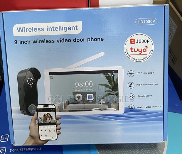 Wireless Video Doorbell 8 Inches Tuya App 1080p Video Intercom · Photo 3