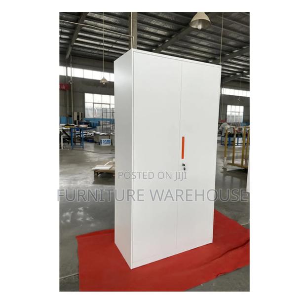 Two Door Metal Storage Cabinet · Photo 1