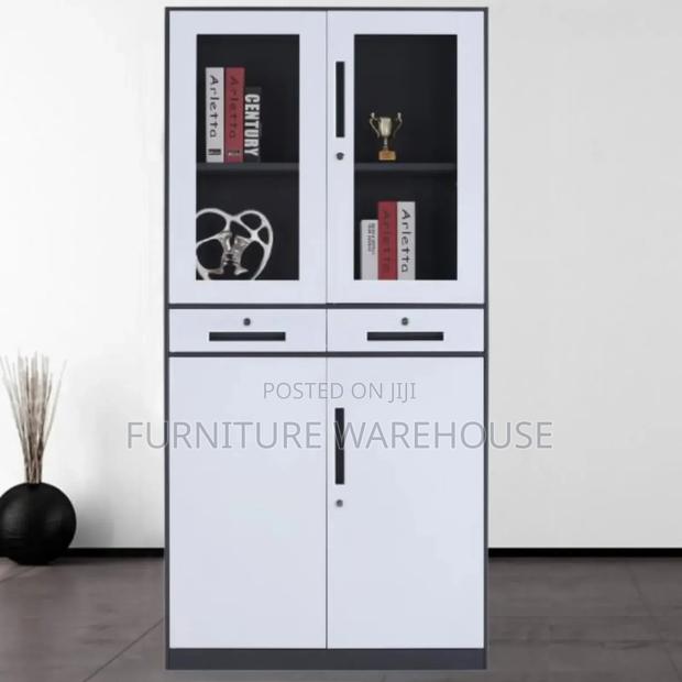 Half Glass/Half Door Multi-purpose Cabinet. · Photo 1