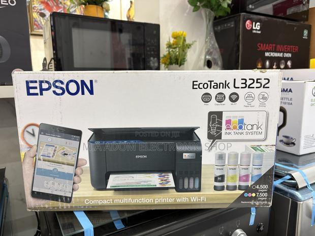 Epson Eco Tank L3252 All in One Printer (Copy Print Scan Wireless) · Photo 1