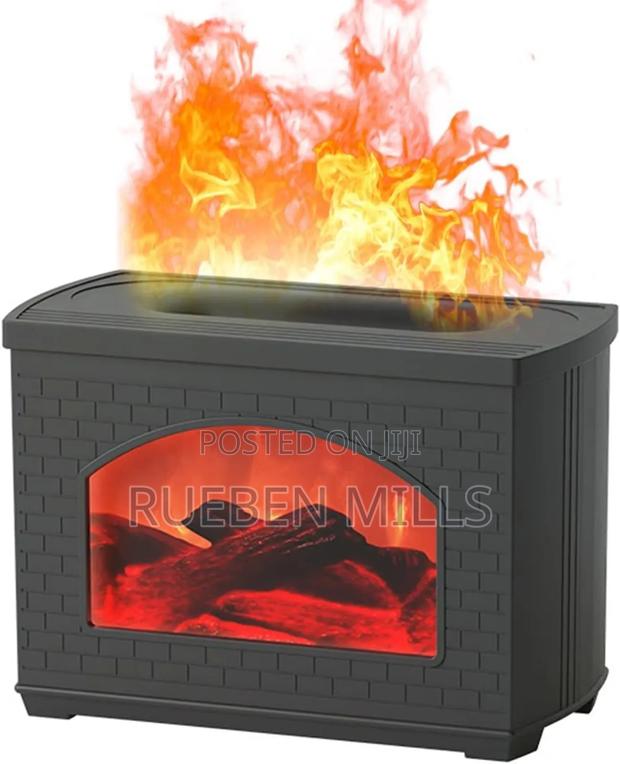 270ml Fireplace Flame Aroma Essential Oil Diffuser Humidifier for Room · Photo 1
