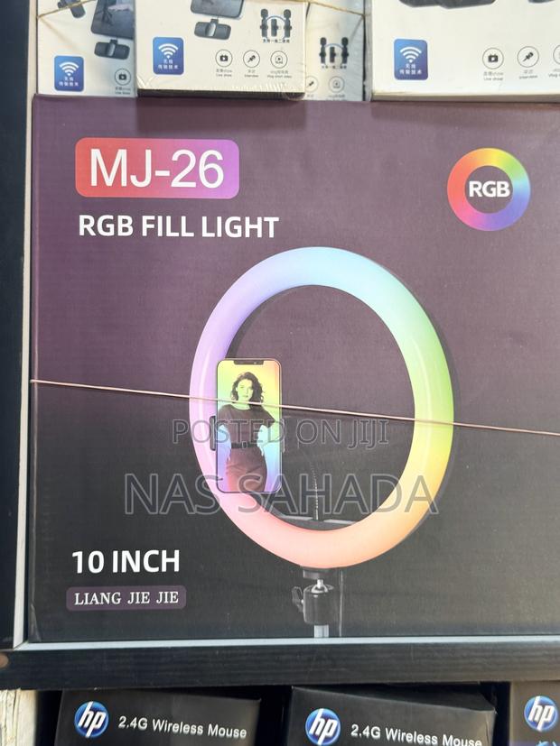 RGB Ring Light 10inch With Stand · Photo 1