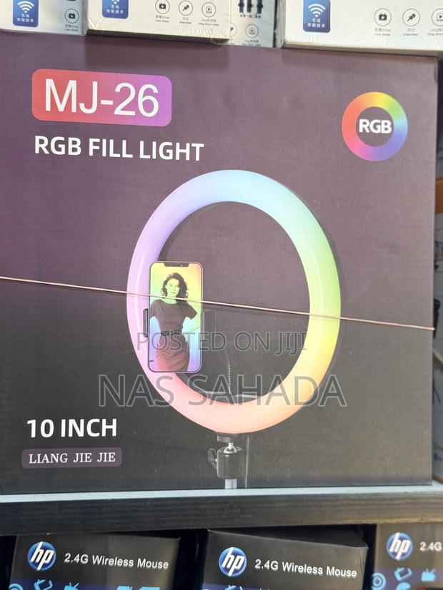 RGB Ring Light 10inch With Stand · Photo 2