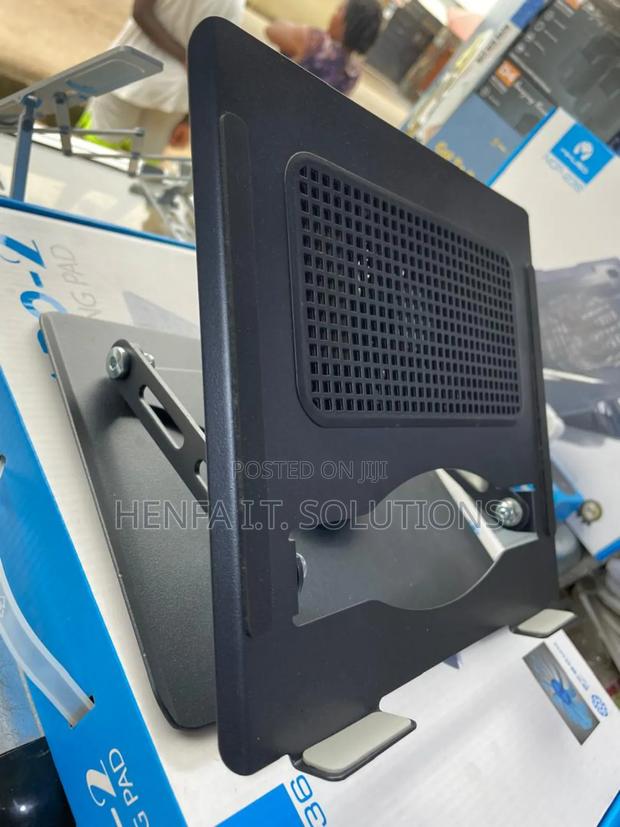 360° Metallic Laptop Stand With Inbuilt Double Fan · Photo 2