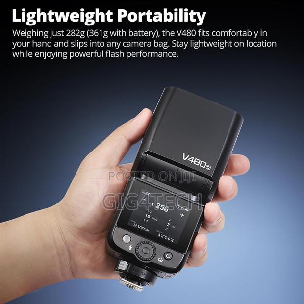 Godox V480c Camera Flash for Canon Gn50 High Output Speedlite · Photo 3