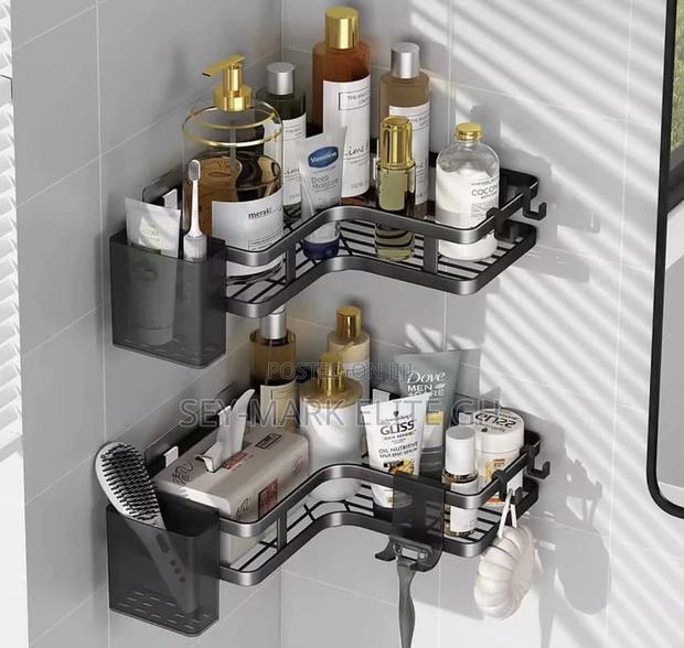 2 in 1 Bathroom Corner Rack · Photo 1