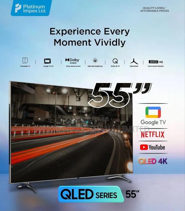 Sigma 55" Smart Android Qled Tv| Bluetooth| Voice-control| Uhd 4k|2025 · Photo 2
