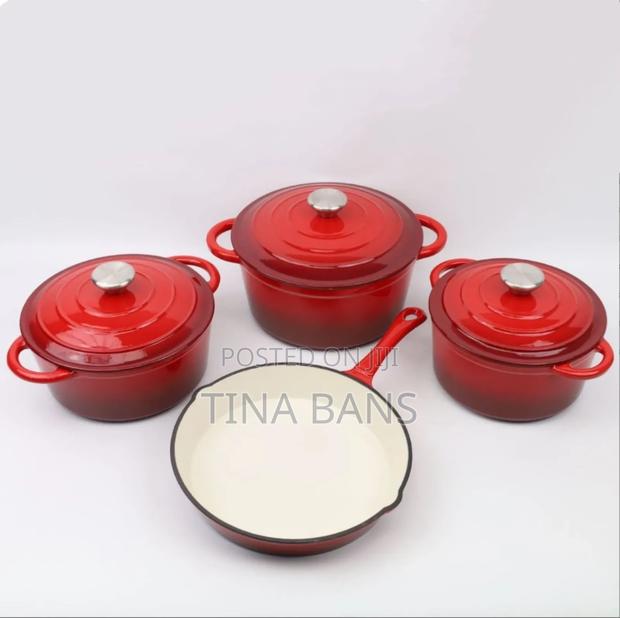 4 Set Cast Iron Pot · Photo 1