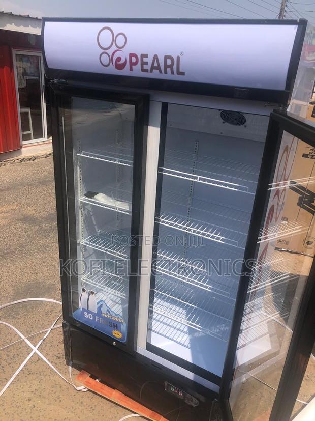 Pearl 400l Double Door Beverage Fridge Serve Fresh Every Time · Photo 1