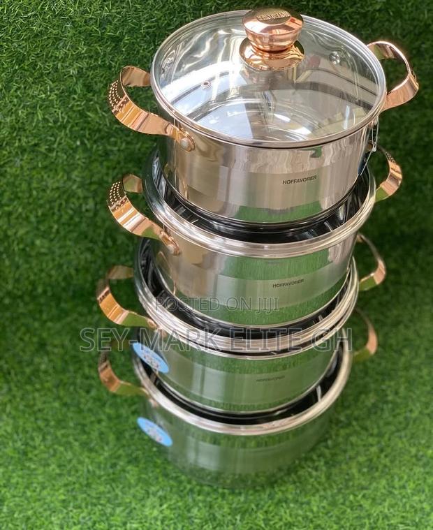 8pcs Hoffavorer Stainless Cookware Set · Photo 3