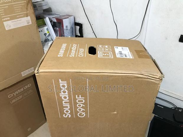 Wireless Dolby Atmos + Dual-driver Subwoofer: Q990f Brings Deep Bass.” · Photo 1