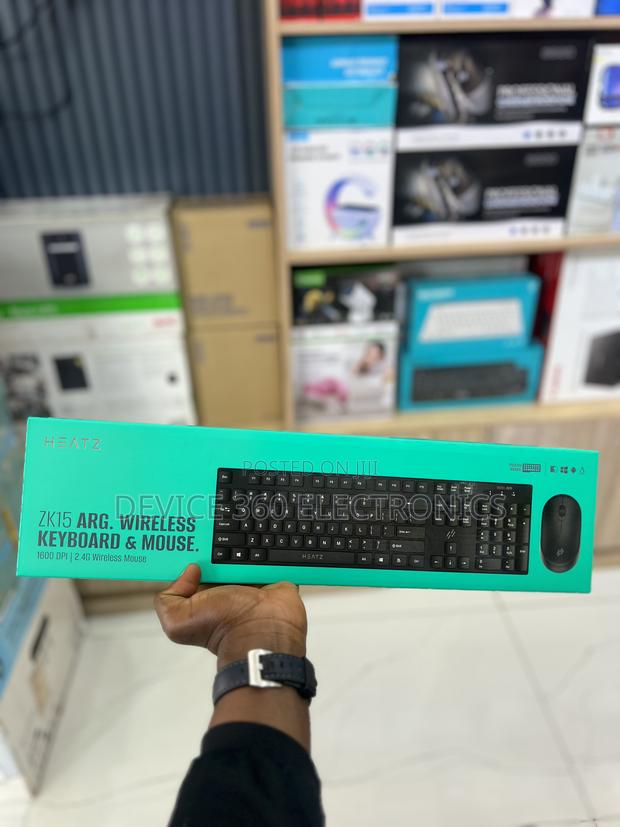Heatz Zk15 Wireless Keyboard Mouse Combo · Photo 1