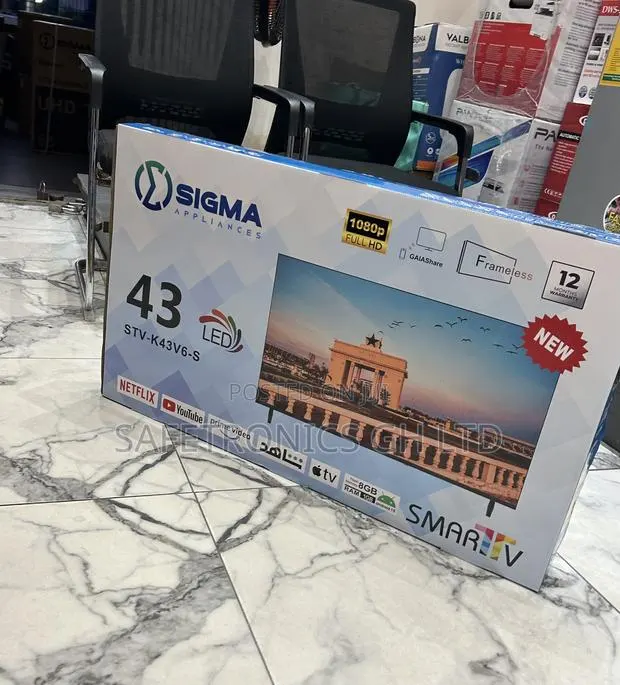 Call or Text for Sigma FHD Smart 43 Inch Led (Sig-K43v6-S) Tv · Photo 1