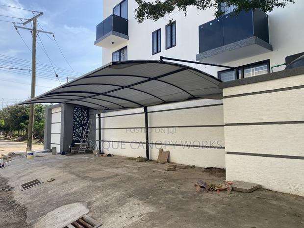 Grey Top Up Car Canopy · Photo 1