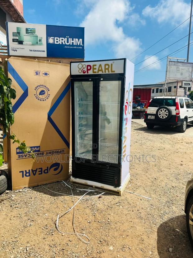 Durable Display Fridge Pearl Electric Two Doors Glass Door · Photo 1