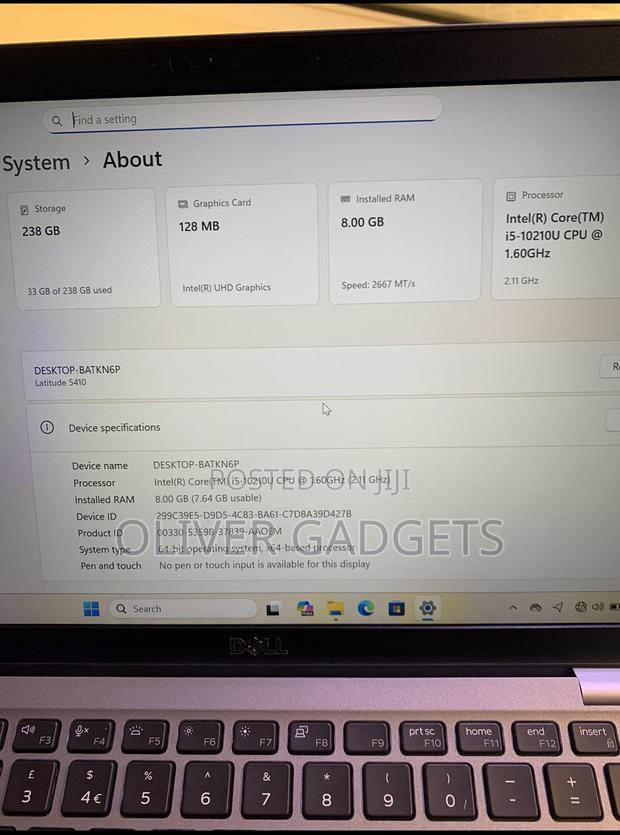 Laptop Dell Latitude 5410 8GB Intel Core i5 SSD 256GB · Photo 4