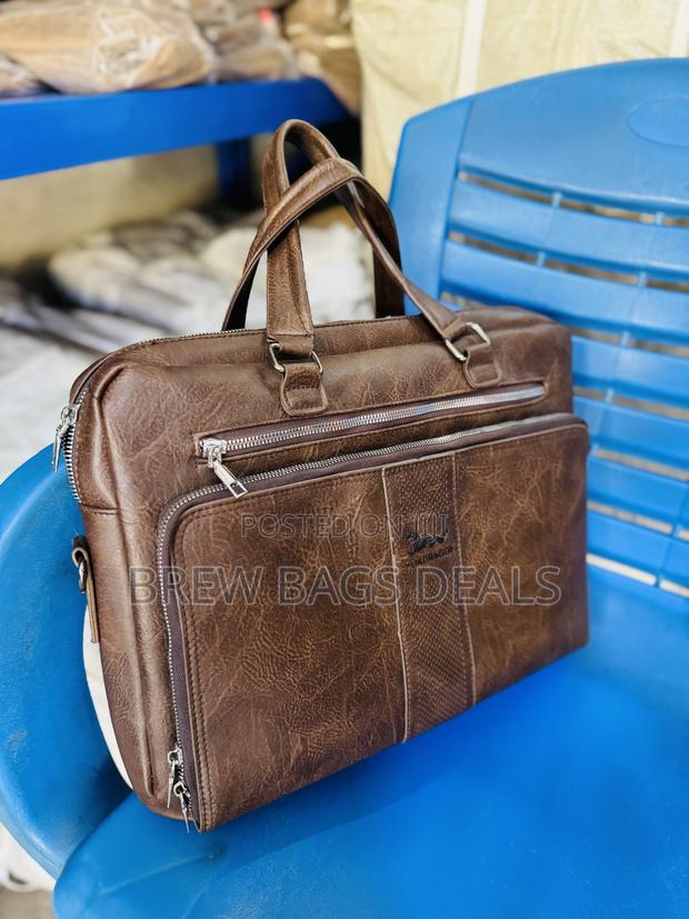 Pure Leather Unisex Laptop Bag 15 Inches - 17 Inches. · Photo 1