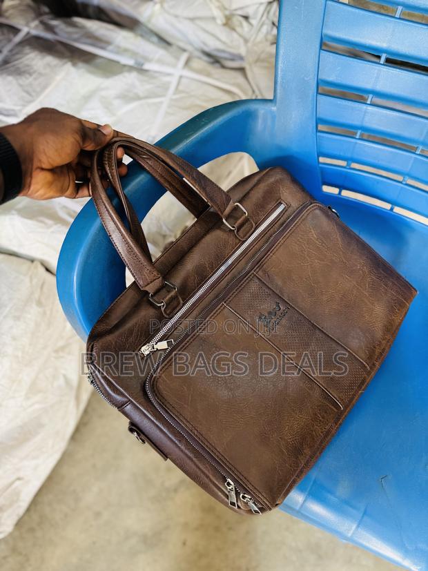 Pure Leather Unisex Laptop Bag 15 Inches - 17 Inches. · Photo 3