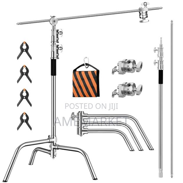 Stainless Steel Heavy Duty C Stand With Boom Arm-photography Stand · Photo 2