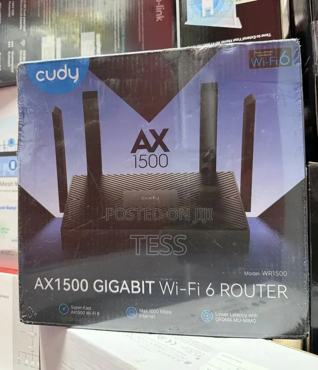 Cudy Ax1500 Wr1500 Dual Band Wi-Fi 6 Router Access Point · Photo 1
